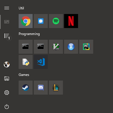 start-menu